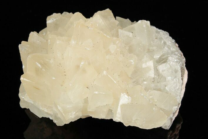 Fluorescent Calcite Crystal Cluster on Barite - Morocco #190887